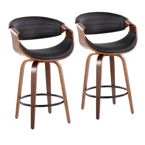 Symphony 26" Fixed-height Counter Stool - Set Of 2